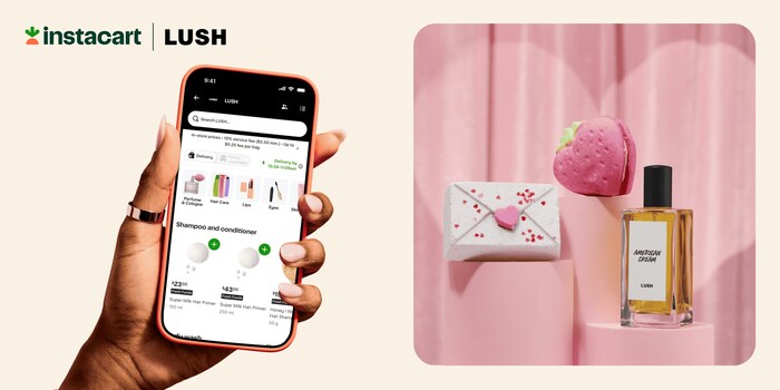 Instacart Partners with Lush to Bring Fresh, Handmade Cosmetics to Customers in as Fast as One Hour