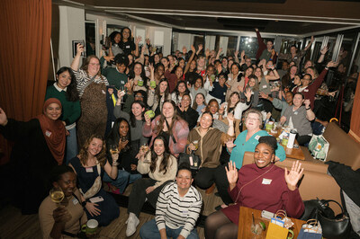 A record turnout: D.C. nannies and the Adventure Nannies team celebrate a night of connection at a sold-out community gathering in Georgetown on January 9. Captured by local photographer Katelyn Alexandria - https://katelynalexandriaphotography.com/