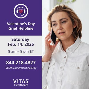 Experiencing Grief This Valentine's Day? VITAS® Healthcare Launches Valentine Helpline in Florida