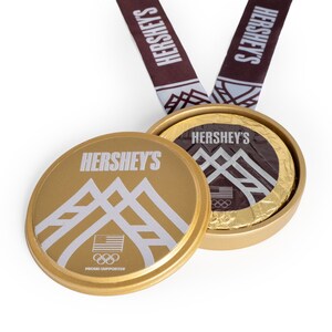 HERSHEY'S Invites Fans to Celebrate Everyday Moments of Happiness as the "Real Gold" with HERSHEY'S Team USA Milk Chocolate Medals