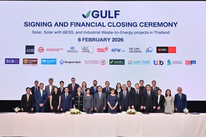 GULF secures THB 60 billion, or approximately USD 1.9 billion, to invest in renewable energy power projects with a total contracted generation capacity of 939 MW