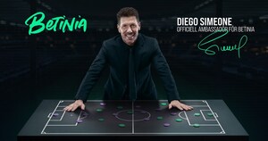 Betinia lanserar en ny kampanj med varumärkesambassadören Diego Simeone