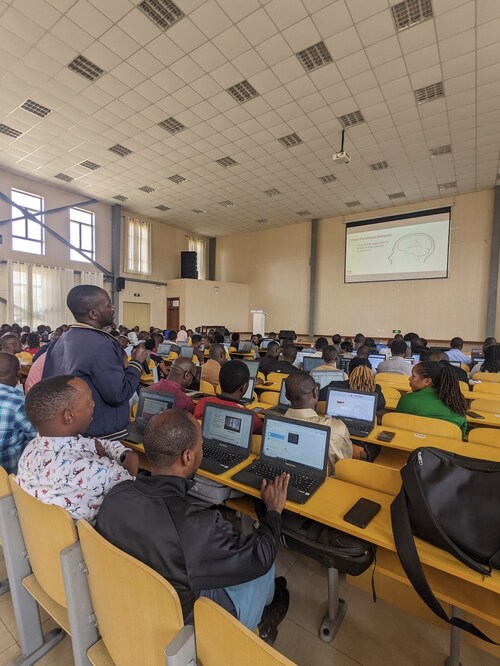 Rwandan educators participate in national AI literacy training.