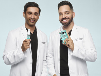 Global Innovation Partners Dr. Dhaval Bhanusali and Dr. Muneeb Shah who co-designed Evenly Clear™