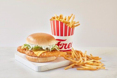 Freddy's Deluxe Fish Sandwich is available for a limited time starting Feb. 18, 2026, at participating locations.