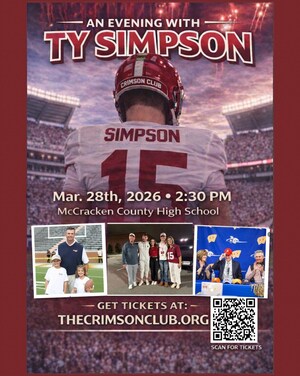 Crimson Club Announces "Faith, Family &amp; Football" Featuring Alabama Quarterback Ty Simpson and Family