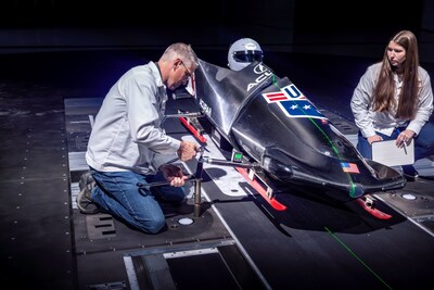 Honda engineers have been working closely with USA Bobsled/Skeleton coaches and athletes inside the Honda Automotive Laboratories of Ohio (HALO) wind tunnel, utilizing advanced aerodynamic testing to help the team enhance performance and speed.