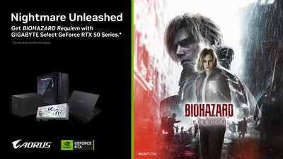 기가바이트, 엔비디아®의 GeForce RTX™와 협업해 Biohazard Requiem 번들 제공