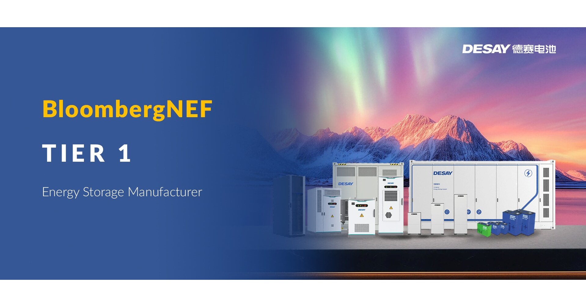 Desay Battery po raz czwarty z rzędu na globalnej liście dostawc&oacute;w system&oacute;w magazynowania energii BNEF Tier 1