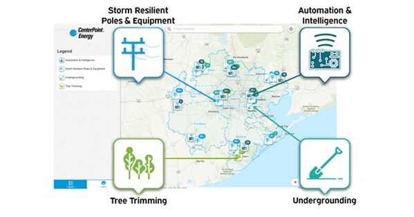 CenterPoint Energy acts on customer and community feedback and launches new Community Progress Tracker map providing local views of resiliency grid upgrades and improvements across Greater Houston