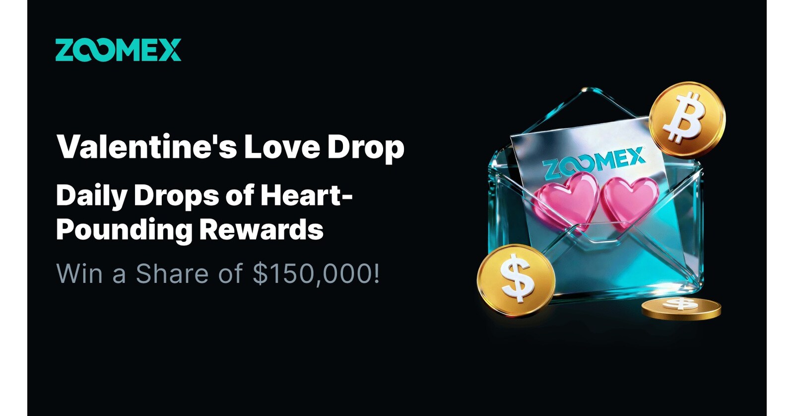 Liebe ist dauerhafte Verbundenheit: ZOOMEX Überraschungs-Airdrop im Valentinsmonat über 150.000 US-Dollar begleitet Sie durch Marktvolatilität