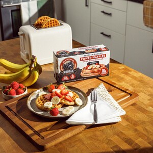 Kodiak Expands Frozen Lineup with No Sugar Added Homestyle Power Waffles