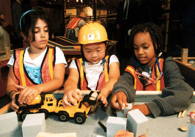 Boston Children's Museum's Construction Zone exhibit was originally created to help children understand Bostonโs Big Dig. Boston Children's Museum's Construction Zone exhibit was originally created to help children understand Bostonโs Big Dig.