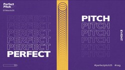 OneSchool Global's Perfect Pitch competition title slide graphic.