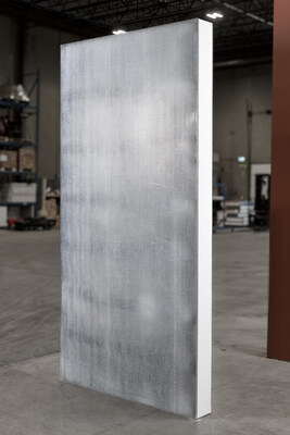 ZS2 TechPanel® integrates magnesium cement sheathing and insulation into a high-performance panelized system manufactured for climate resilience. Increased U.S. production capacity supports growing demand across North American construction markets. (CNW Group/ZS2 Technologies Ltd.)