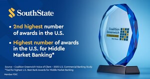 SouthState earns 2nd highest awards for Best Bank across U.S.