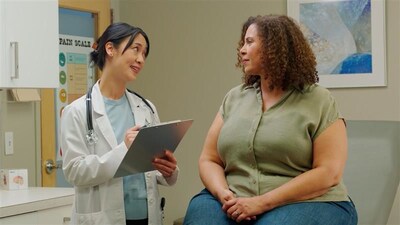 Healthcare Provider Discussing Treatment with Patient