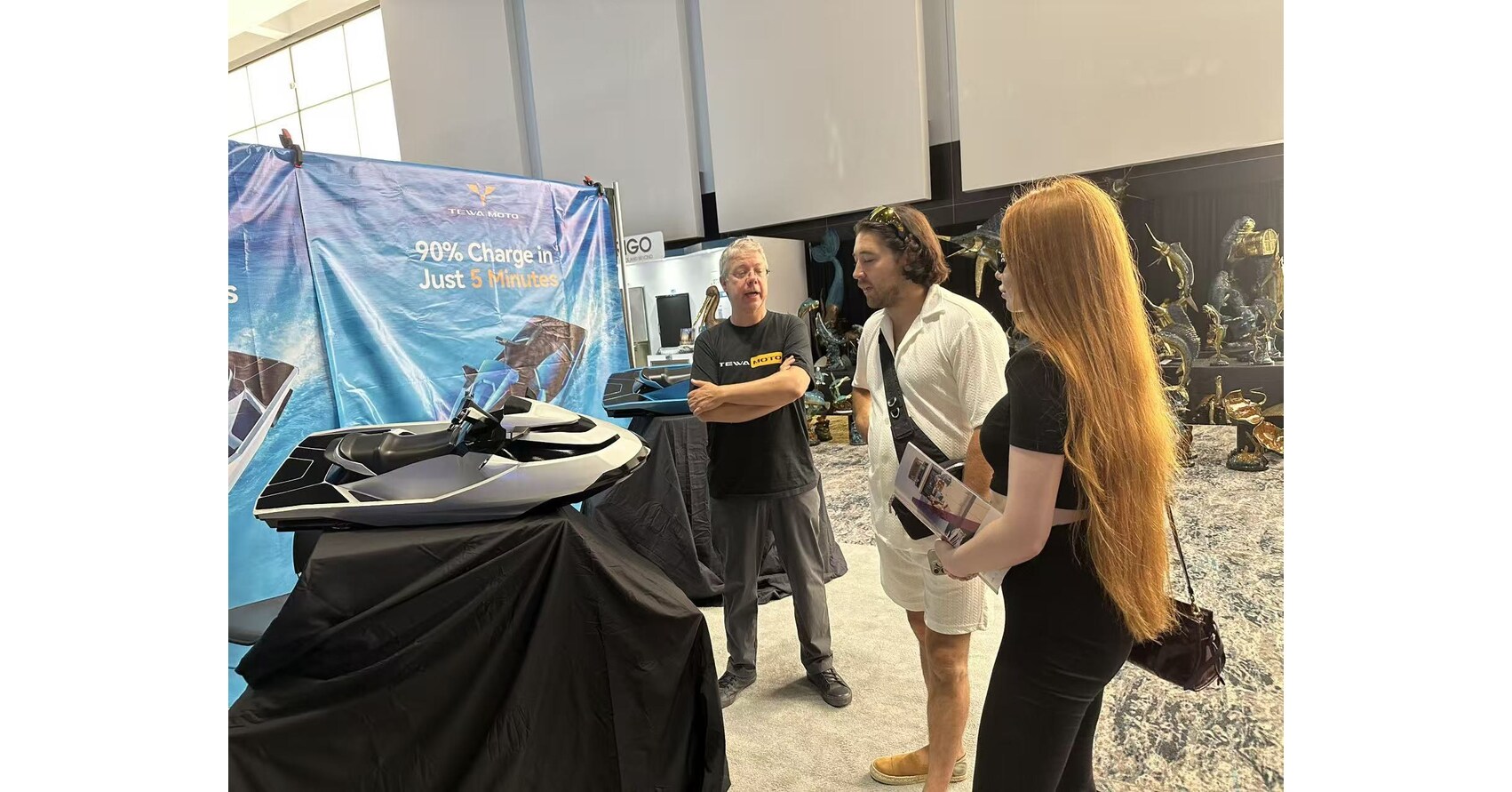 TEWAMOTO Unveils HydraX Electric Personal Watercraft Concept at the Miami International Boat Show