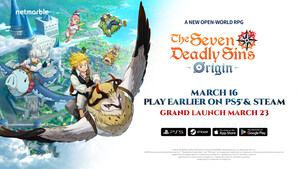 THE SEVEN DEADLY SINS: ORIGIN CONFIRMA DATA DE LANÇAMENTO; JOGUE ANTES, EM 16 DE MARÇO, NO PLAYSTATION®5 E NO STEAM