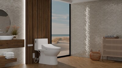 The Redington WASHLET+ S5 One-Piece Skirted Bidet Toilet from TOTO features a refined architectural design and high-performance TORNADO FLUSH technology. Thoughtfully engineered for comfort and everyday convenience, it delivers personalized warm-water cleansing, dependable high-performance flushing, and effortless operation. Redington brings together modern style, enhanced hygiene, and water-efficient, high-performance in one beautiful, integrated solution.