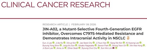 J INTS BIO Reports Fourth-Generation EGFR Inhibitor JIN-A02 in Clinical Cancer Research