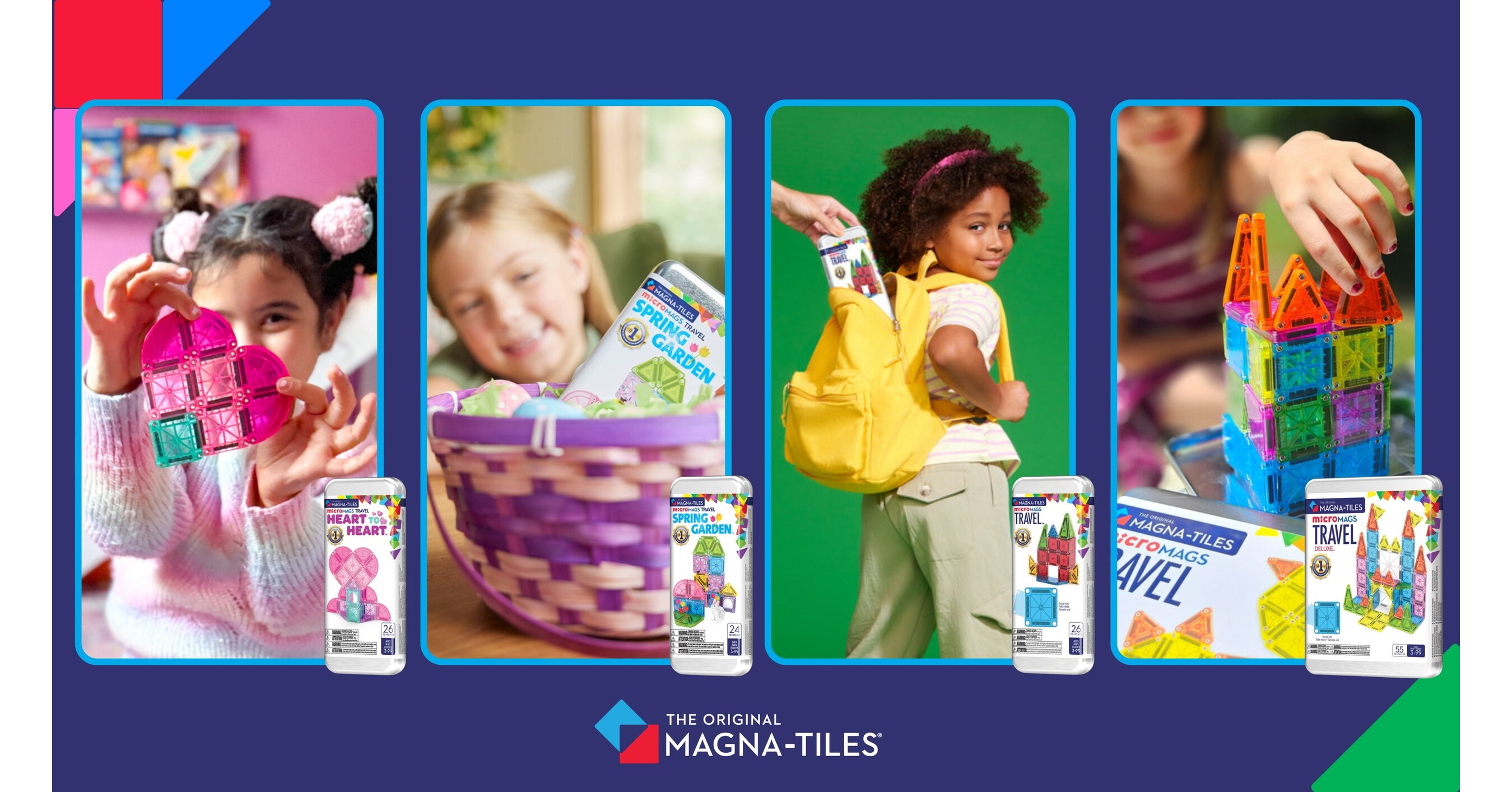 MAGNA-TILES® Capitalizes on its Travel Set Sensation, Reveals Newest Magnetic Building Innovations at Toy Fair®