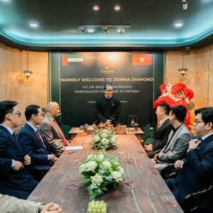 Jemmia Diamond đón tiếp Đại sứ UAE: khẳng định vị thế cầu nối thương mại Việt Nam - UAE và kiến tạo "Kim cương vượng khí"