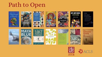 The American Council of Learned Societies (ACLS) celebrates the successful launch of 100 open access books in the humanities and social sciences through JSTOR's Path to Open initiative.