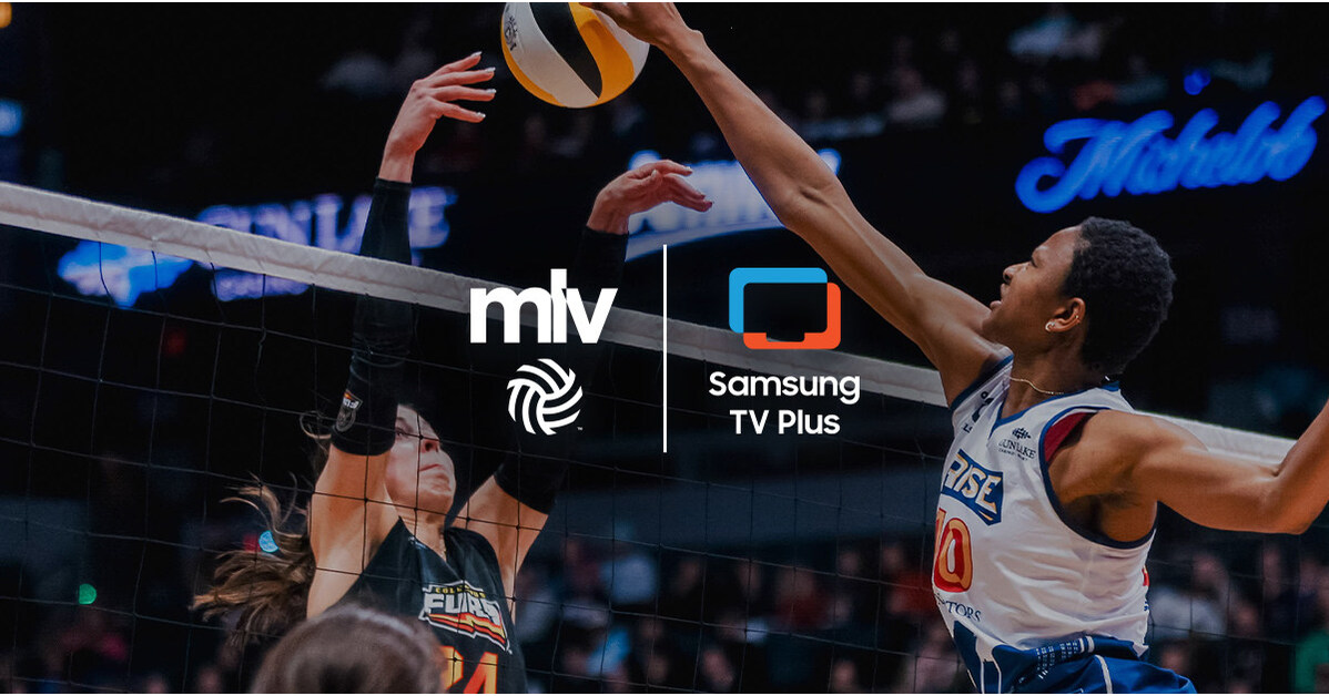 Major League Volleyball and Samsung TV Plus Serve Up FAST Partnership for League's Next Generation of Fans