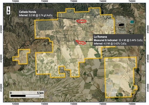 Figure 1: Location Map for La Romana and Cañada Honda deposits at the Escacena Project (CNW Group/Pan Global Resources Inc.)