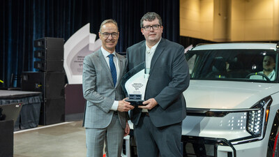 Le Kia EV9 couronné Véhicule utilitaire électrique de l'année 2026 par l'AJAC