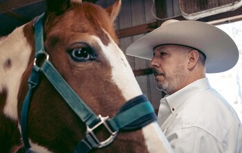 Ron Smith, CEO & Chief Security Officer, Enbright CU with his horse