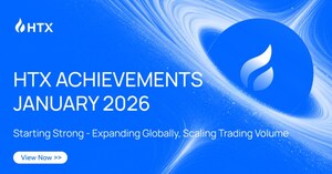 HTX Releases January 2026 Performance Report: 20+ New Fiat On/Off-Ramps, 25.6% Volume Growth, and 58 Million Users