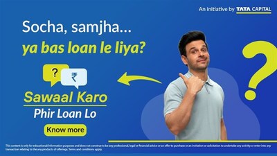 Tata Capital Launches Nationwide Public Initiative 'Sawaal Karo, Phir Loan Lo' to Promote Informed Borrowing Tata Capital Launches Nationwide Public Initiative 'Sawaal Karo, Phir Loan Lo' to Promote Informed Borrowing
