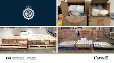 Les agents de l'ASFC saisissent plus de 1 000 kg de stupéfiants au point d'entrée de Coutts en Alberta