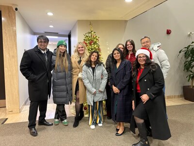 Merry Christmas! The team came together to celebrate with lunch, games, and lots of holiday cheer