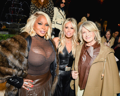 Mary J. Blige, Tara Rudes Dann, Martha Stewart (Photo Credit: BFA/Madison McGaw)