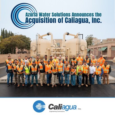 prweb.com - Azuria Water Solutions - Azuria Water Solutions Announces the Acquisition of Caliaua, Inc.