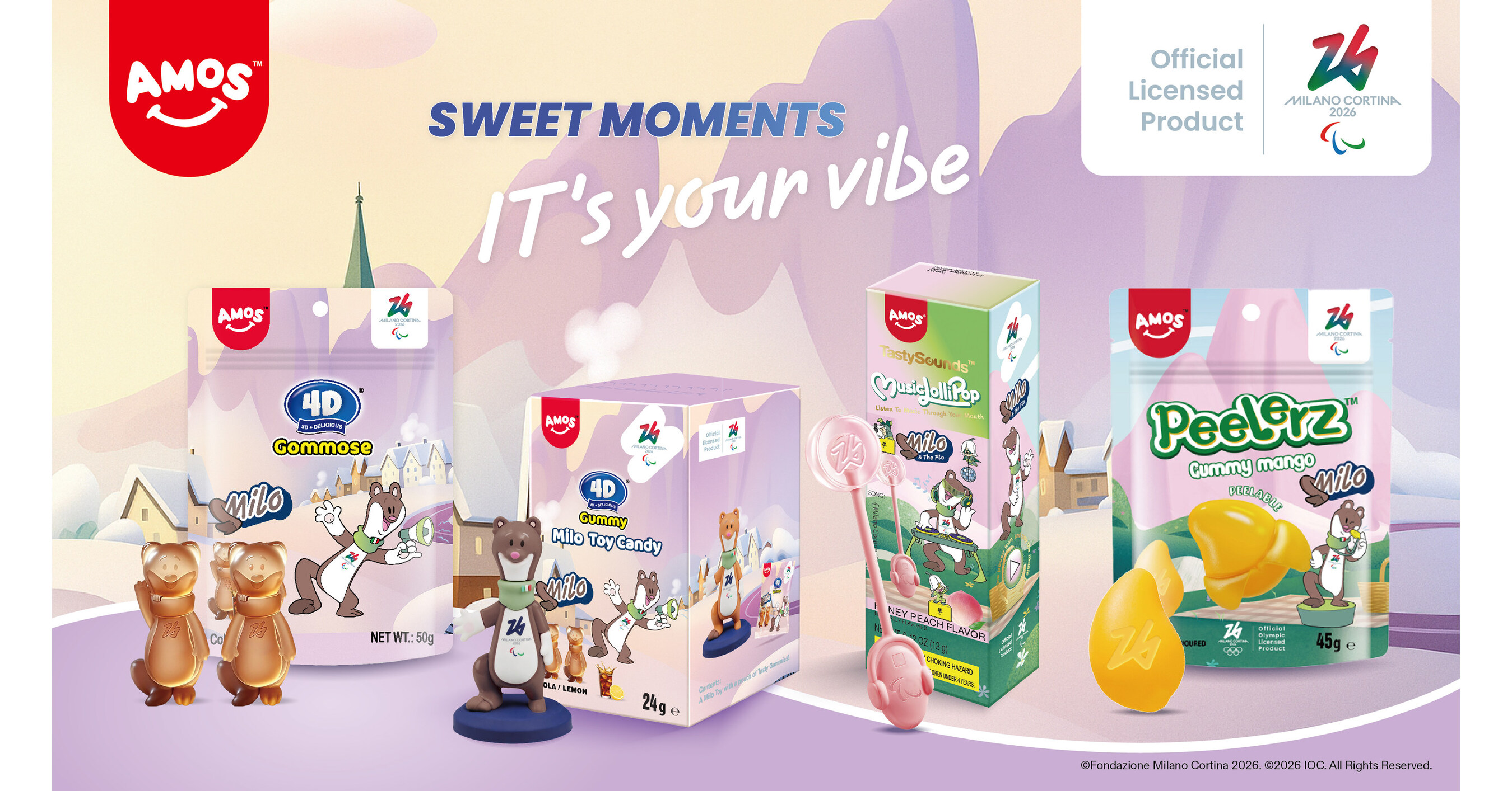 Milano Cortina 2026 Licensed Candies Released Globally