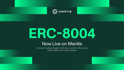 Mantle Unlocks Autonomous Economy with ERC-8004 Deployment