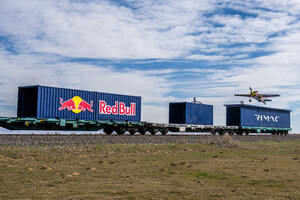 Red Bull Athlete Dario Costa Lands and Takes Off From Moving Train