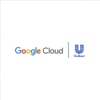 Google Cloud's logo alongside Unilever's logo