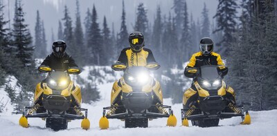 The 20th Anniversary Editions available on the Ski-Doo MXZ, Renegade and Backcountry models. (CNW Group/BRP Inc.)