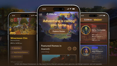 The Zillow for Warcraft experience brings Zillow’s familiar home exploration into a fantasy setting. The Zillow for Warcraft experience brings Zillow’s familiar home exploration into a fantasy setting.
