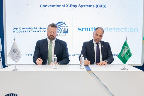 METCO and Smiths Detection signing the agreement on World Defence Show 2026 METCO and Smiths Detection signing the agreement on World Defence Show 2026
