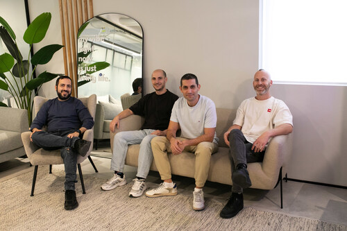 From left to right: Eliran Moyal - Co-founder & CTO Humanz, Dan Kleinman - Co-founder Bambassadors, Liran Liberman - Humanz CEO, Oded Farkash - Co-founder Bambassadors (Credit: Vered Farkash) From left to right: Eliran Moyal - Co-founder & CTO Humanz, Dan Kleinman - Co-founder Bambassadors, Liran Liberman - Humanz CEO, Oded Farkash - Co-founder Bambassadors (Credit: Vered Farkash)