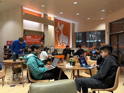 The 24/7 Corgi Café opened in the Financial District on February 13, 2026. The 24/7 Corgi Café opened in the Financial District on February 13, 2026.