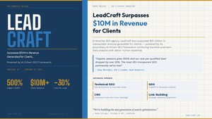 LeadCraft Surpasses $10M in Revenue Generated for Clients, Powered by AI-Driven SEO Framework
