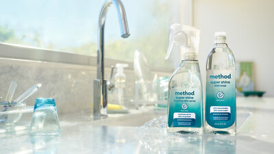 method super shine foaming and gel dish soaps in dewy daze scent