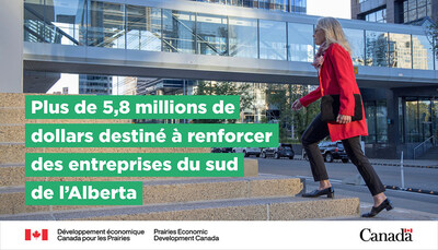 Le gouvernement du Canada aide à renforcer les industries et les entreprises dans le sud de l'Alberta